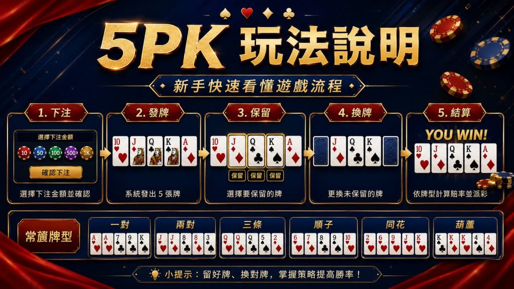 5PK玩法規則簡單講