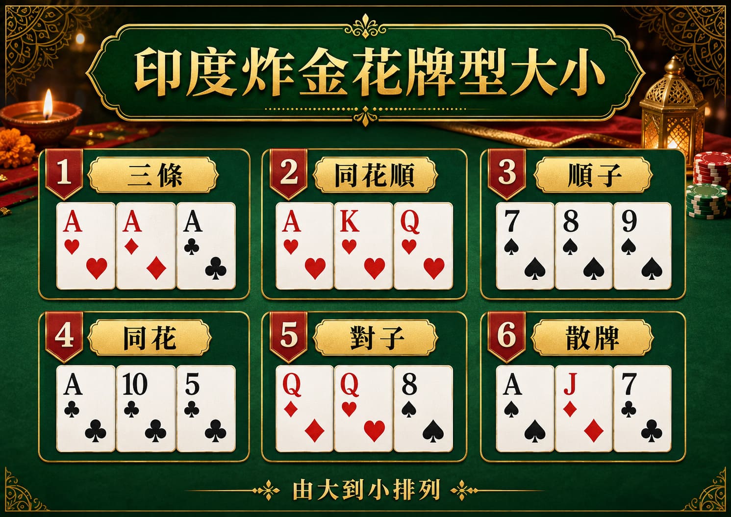 印度炸金花基本玩法