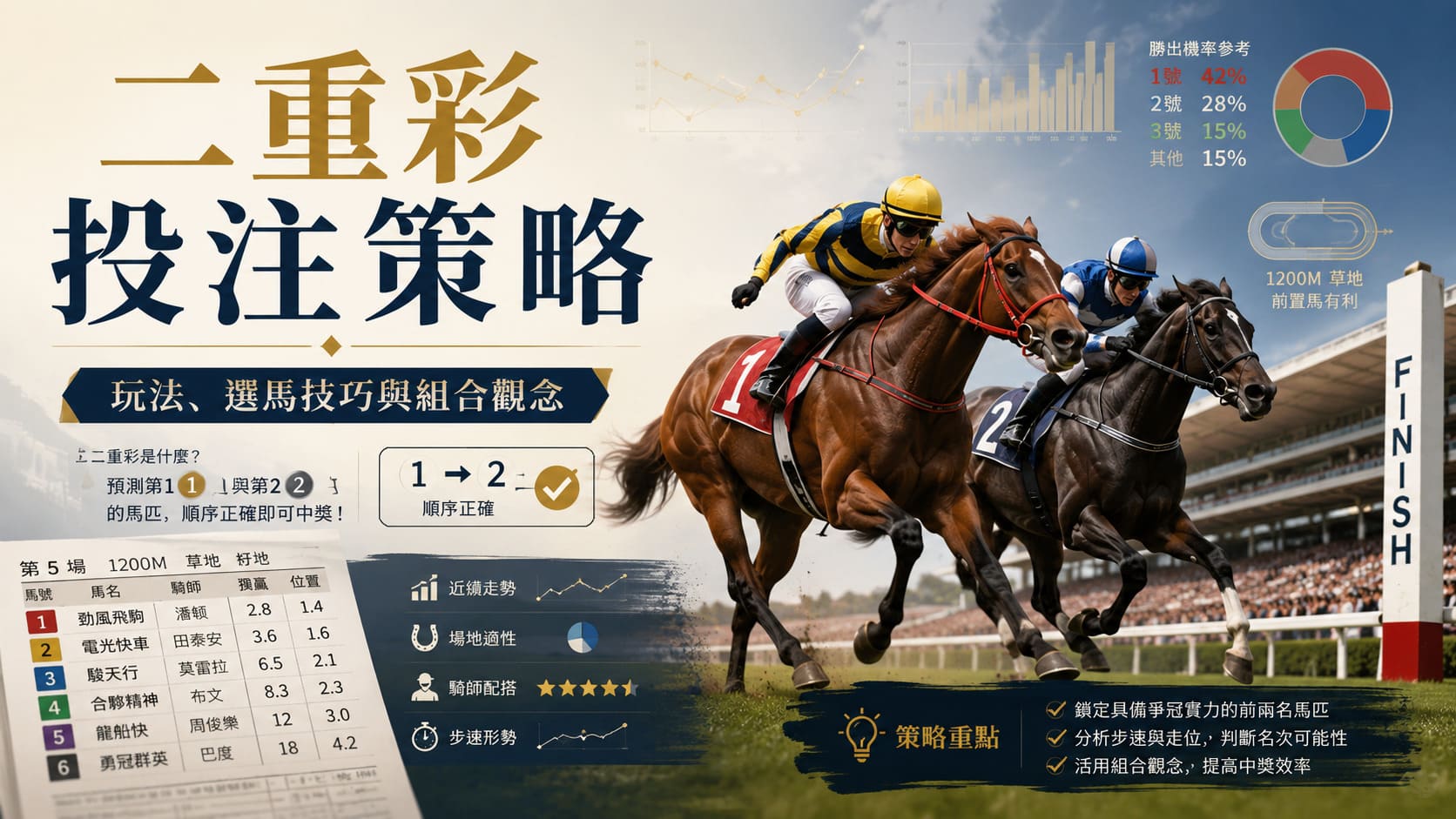二重彩點玩？二重彩投注策略、馬膽配腳及科卡士玩法教學