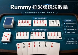 Rummy 點玩？拉米牌規則、牌型、計分及新手玩法教學