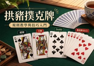 拱豬撲克牌點玩？啤牌規則、計分方法同避豬技巧教學