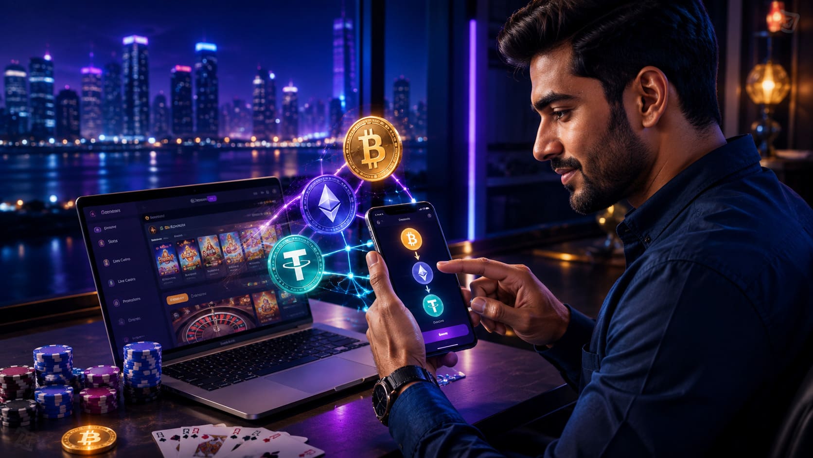 How Does a Crypto Casino Work in India?