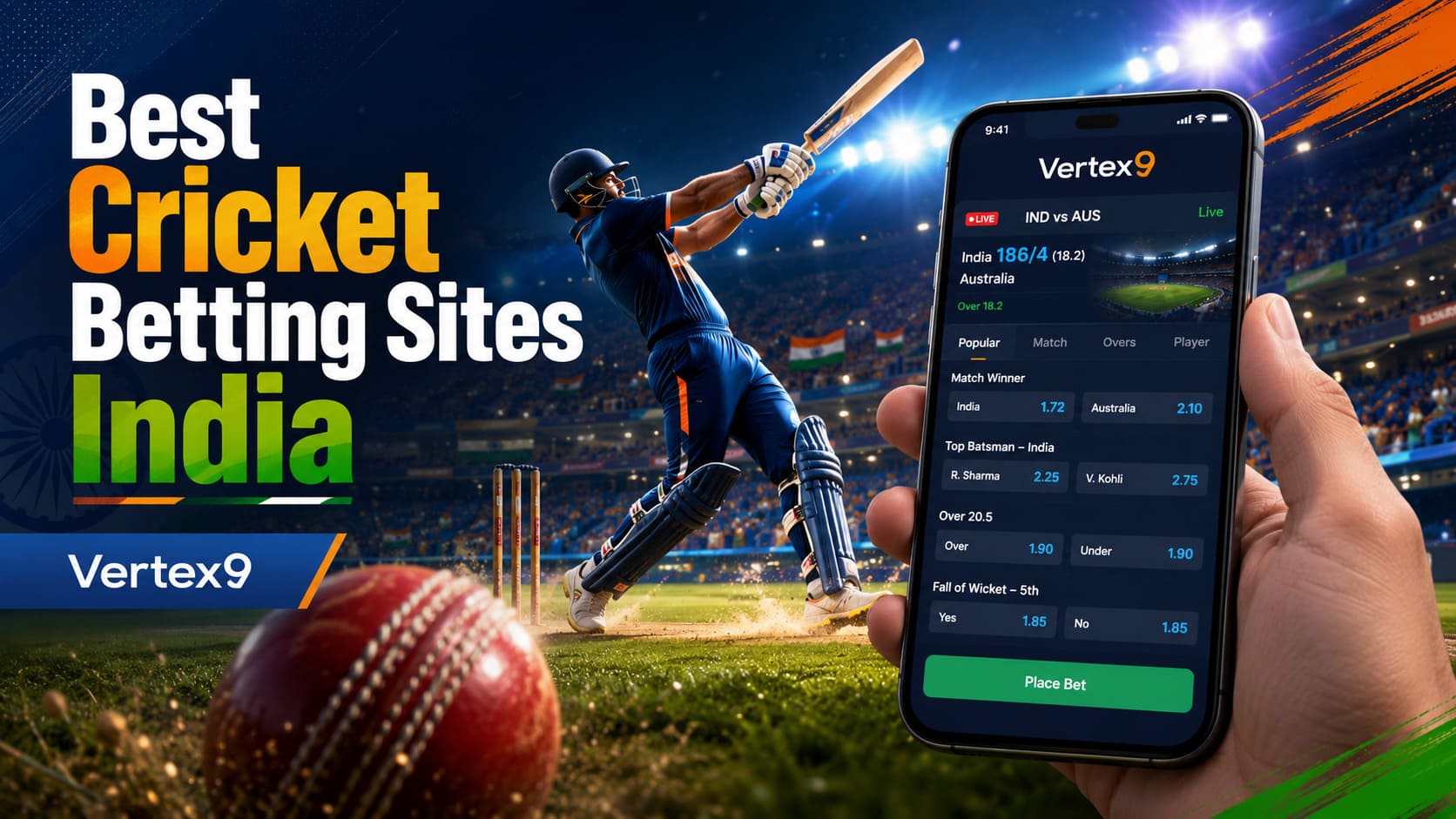 Vertex9: Our Recommended Cricket Betting Site in India