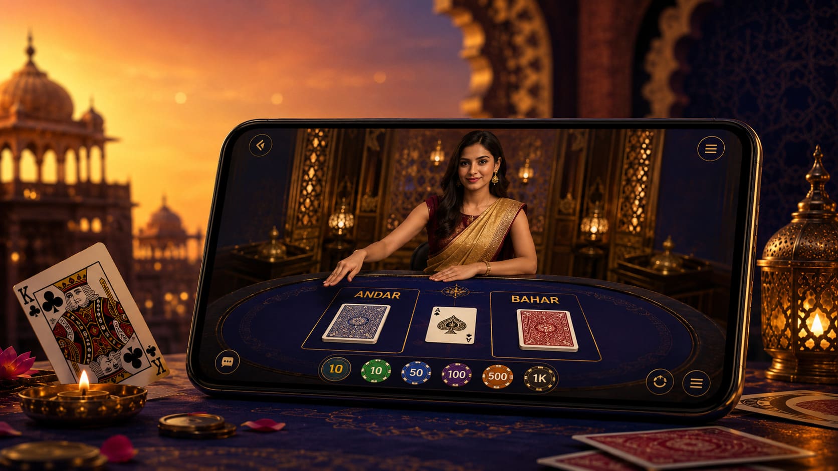 Common Andar Bahar Betting Options