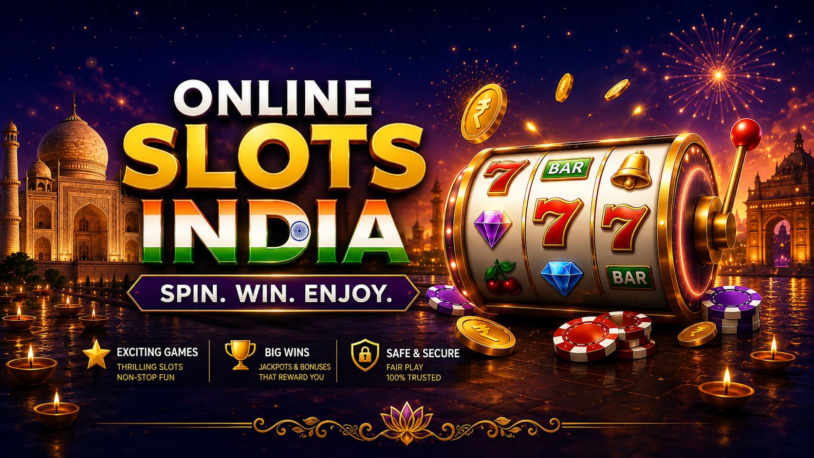 Online Slots India: Games, Bonuses and Safer Play Guide