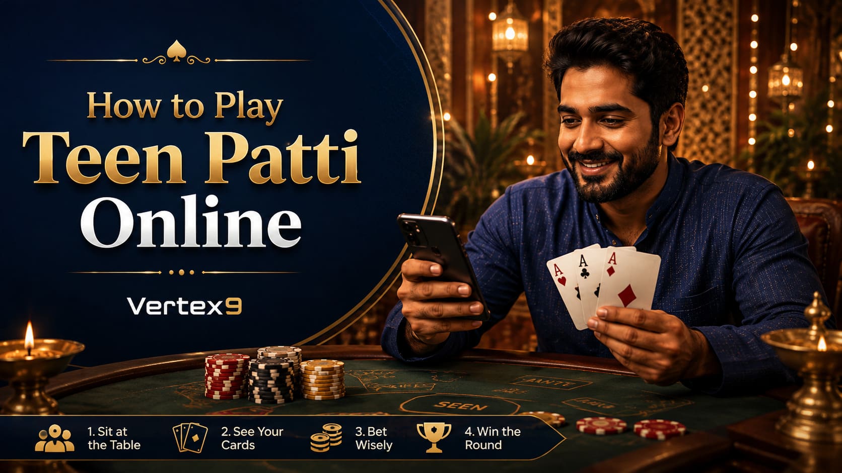 How to Play Teen Patti Real Cash Online