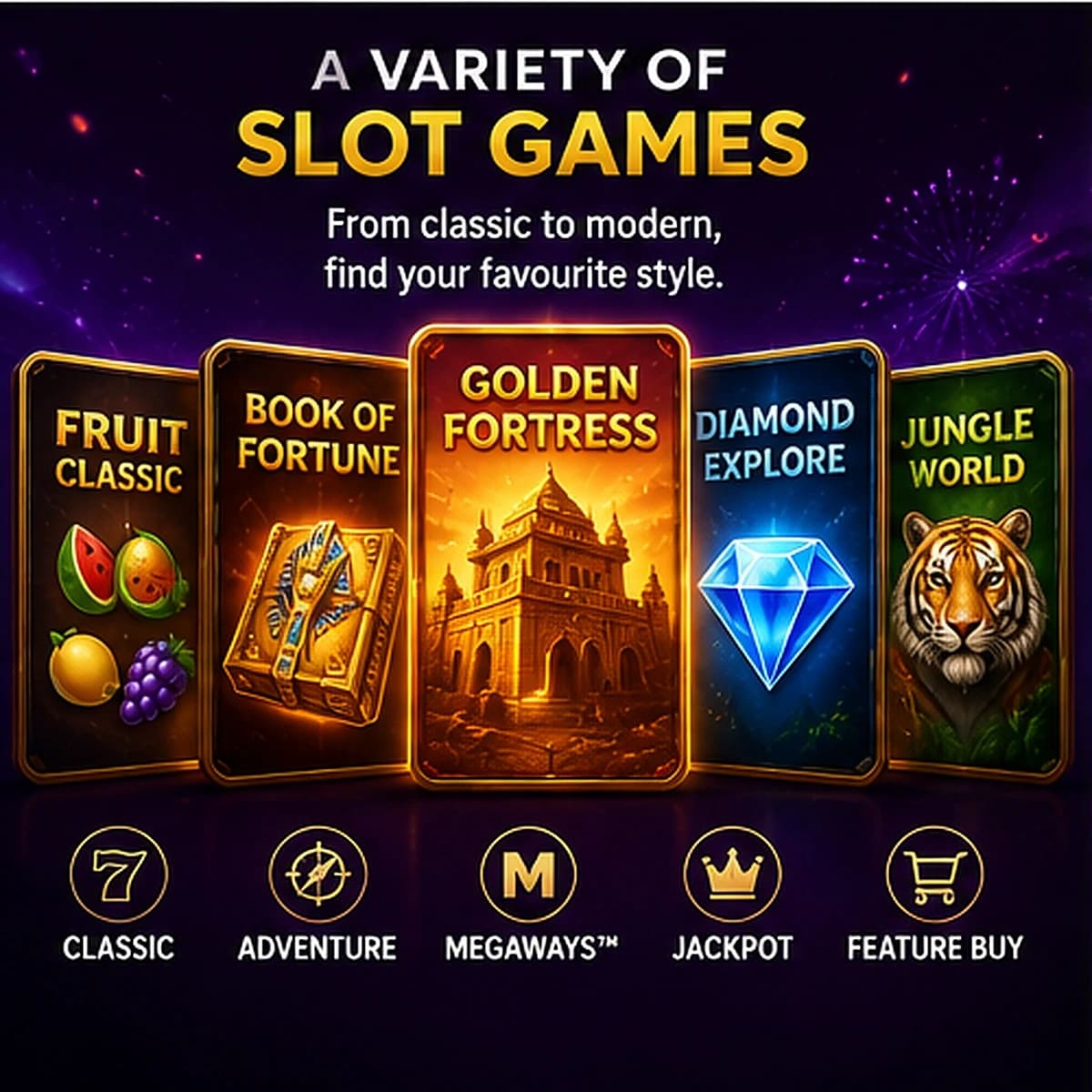 Popular Types of Online Slots